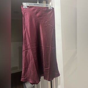 NWOT Quince 100% Washable Silk Skirt